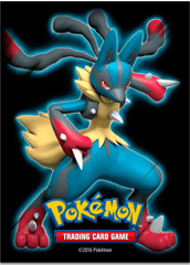 POKEMON CARD SLEEVES - MEGA LUCARIO